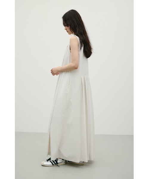 STYLEMIXER(スタイルミキサー)の「ワイドプリーツワンピース(ワンピース・レディース・ホワイト/サックスブルー/ブラック・MEDIUM/SMALL)」の10枚目の写真