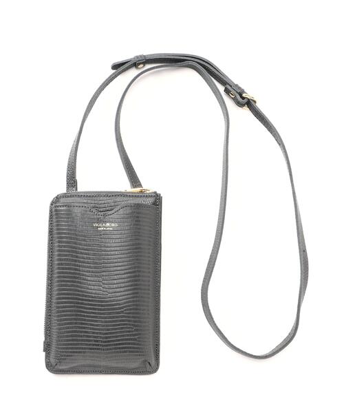 VIOLAd'ORO（ヴィオラドーロ）の「VIOLAd’ORO (ヴィオラドーロ) スマートフォンポシェット/ADRIA/v-1289（スマホグッズ・レディース・グレー系その他6・00）」の2枚目の写真