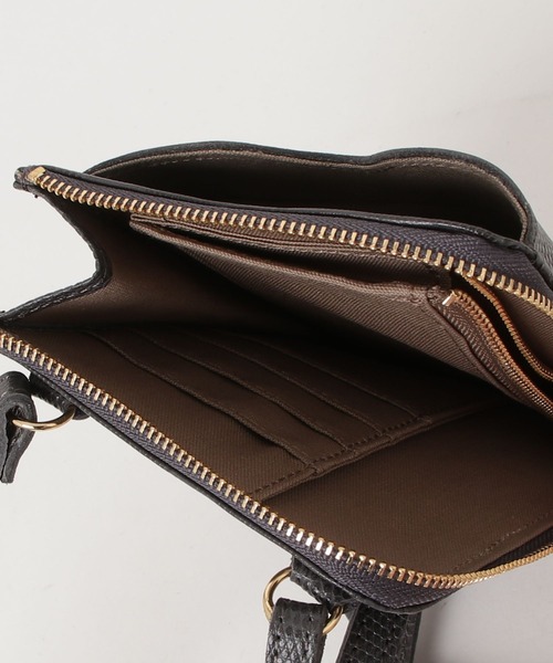 VIOLAd'ORO（ヴィオラドーロ）の「VIOLAd’ORO (ヴィオラドーロ) スマートフォンポシェット/ADRIA/v-1289（スマホグッズ・レディース・グレー系その他6・00）」の4枚目の写真