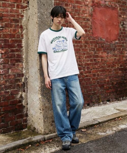 BASIC LABEL（ベーシックラベル）の「Moro wide balloon washed denim pants 1 Color [BLBD_5030]（デニムパンツ・レディース・ブルー・2XL/LARGE/MEDIUM/X-SMALL/X-LARGE/SMALL）」の4枚目の写真