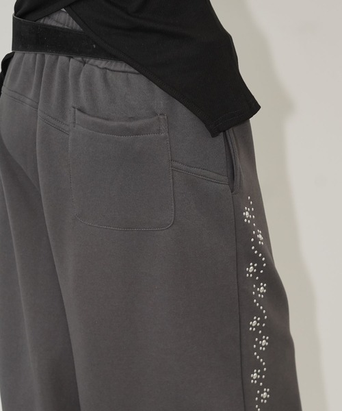 chuclla(チュクラ)の「ダブルウエストレースハーフパンツ chw26s340(その他パンツ・レディース・ホワイト/グレー・L/M)」の7枚目の写真