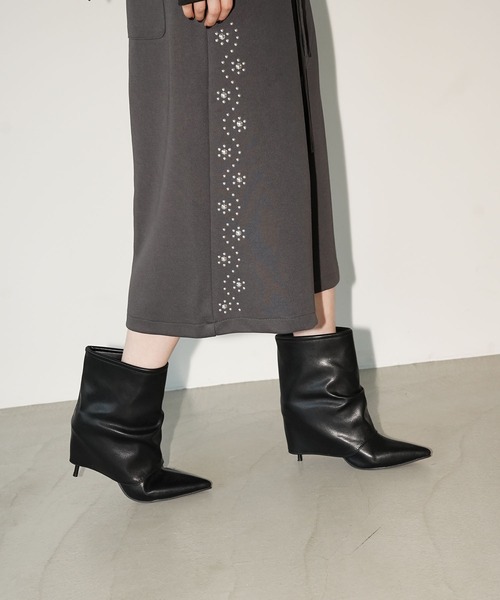 chuclla(チュクラ)の「ダブルウエストレースハーフパンツ chw26s340(その他パンツ・レディース・ホワイト/グレー・L/M)」の12枚目の写真