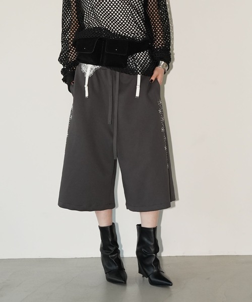 chuclla(チュクラ)の「ダブルウエストレースハーフパンツ chw26s340(その他パンツ・レディース・ホワイト/グレー・L/M)」の14枚目の写真