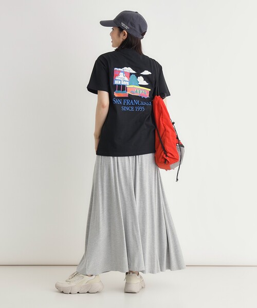 BEN DAVIS(ベンデイビス)の「グラフィックTシャツ(Tシャツ/カットソー・レディース・レッド系2/ブラック系/ホワイト系1・05/04)」の13枚目の写真