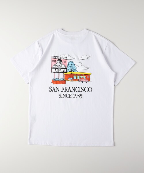 BEN DAVIS(ベンデイビス)の「グラフィックTシャツ(Tシャツ/カットソー・レディース・レッド系2/ブラック系/ホワイト系1・05/04)」の15枚目の写真