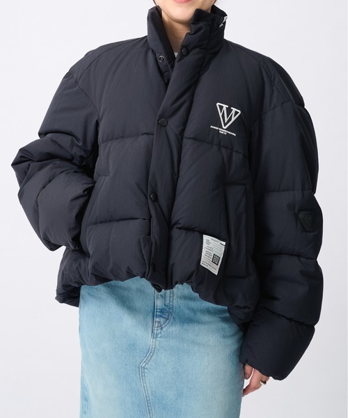 Maison MIHARA YASUHIRO（メゾンミハラヤスヒロ）の「【MIHARAYASUHIRO/ミハラヤスヒロ】ROLL-UP HEM DOWN/ロールアップヘムダウン（ダウンジャケット/コート・レディース・ブラック・36）」の4枚目の写真