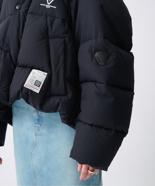 Maison MIHARA YASUHIRO（メゾンミハラヤスヒロ）の「【MIHARAYASUHIRO/ミハラヤスヒロ】ROLL-UP HEM DOWN/ロールアップヘムダウン（ダウンジャケット/コート・レディース・ブラック・36）」の10枚目の写真