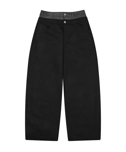 LUVISTRUE（ラヴイズトゥルー）の「EV SKELETON LAYERED PANTS(BLACK)（その他パンツ・レディース・その他・FREE）」の2枚目の写真