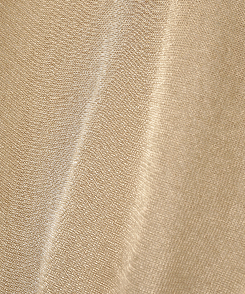 CURRENTAGE(カレンテージ)の「Glitter polo knit(MEN'S)(ニット/セーター・メンズ・ゴールド/グレー・3)」の7枚目の写真