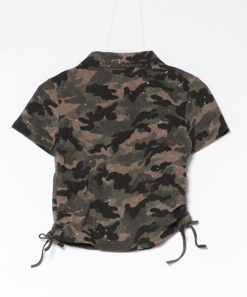 GORGE(ゴージ)の「《襟付きジップ・キラキラドロスト》カットソー/ストリート×カジュアル/春夏/全4色(Tシャツ/カットソー・レディース・ブラック/グリーン/パープル/ベージュ系・F)」の11枚目の写真