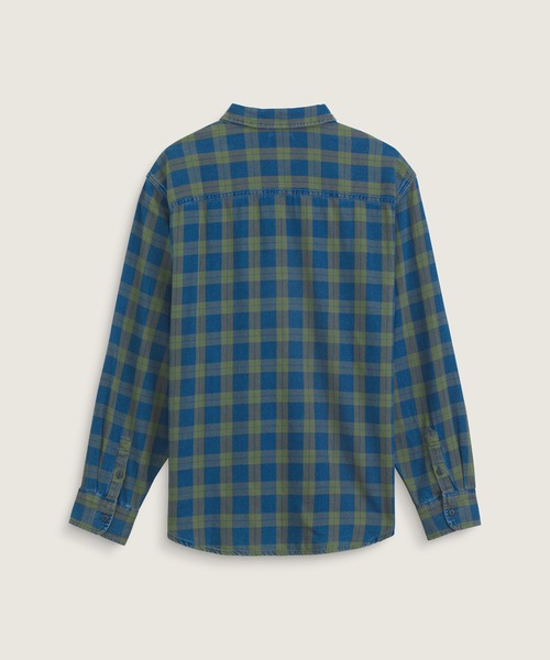 VANS(バンズ)の「LAWSON ビンテージ インディゴ シャツ / Lawson Vintage Indigo LS Shirt VN000U56GRK1(シャツ/ブラウス・メンズ・グリーン・MEDIUM/LARGE/X-LARGE)」の5枚目の写真