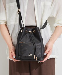 Lee（リー）の「【Lee別注/撥水】スタッズ巾着ショルダーバッグ（ショルダーバッグ）」