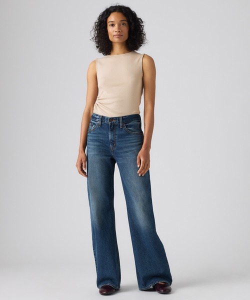 Levi's(リーバイス)の「Levi's/リーバイス LOOSE BOOT ジーンズ ミディアムインディゴ(デニムパンツ・レディース・ダークインディゴブルー・28inch/27inch/26inch/25inch/24inch/23inch)」の2枚目の写真