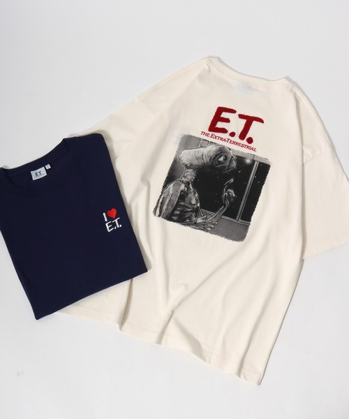 MARUKAWA(マルカワ)の「2026SS E.T/イーティー オーバーサイズ MOVIE フォトプリント 半袖Tシャツ レディース メンズ(Tシャツ/カットソー・メンズ・オフホワイト/ネイビー・M/L/LL)」の15枚目の写真