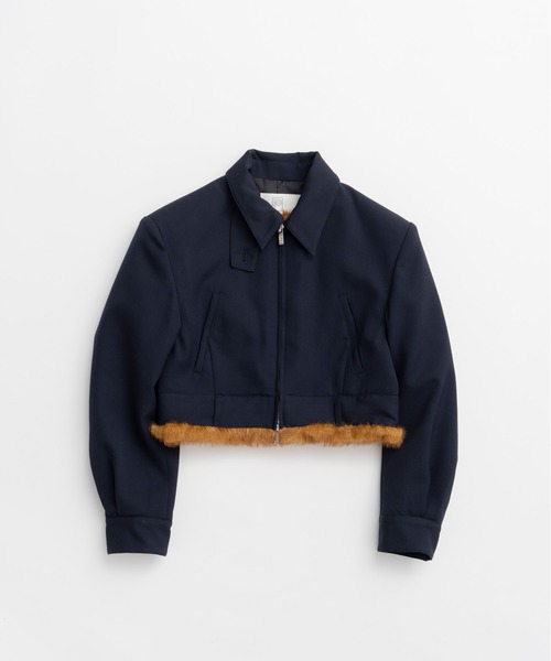 PRANK PROJECT(プランクプロジェクト)の「【2026Autumn Pre-Order】ファーライニングブルゾン / Fur Lining Blouson(ブルゾン・レディース・グレー/ネイビー・FREE)」の15枚目の写真