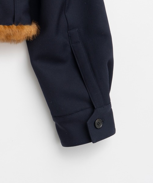 PRANK PROJECT(プランクプロジェクト)の「【2026Autumn Pre-Order】ファーライニングブルゾン / Fur Lining Blouson(ブルゾン・レディース・グレー/ネイビー・FREE)」の22枚目の写真