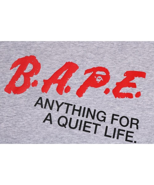 A BATHING APE(アベイシングエイプ)の「BAPE MOTTO LOGO RELAXED FIT TEE(Tシャツ/カットソー・メンズ・ブラック/ホワイト・XX-LARGE/X-LARGE/LARGE/MEDIUM/SMALL)」の6枚目の写真