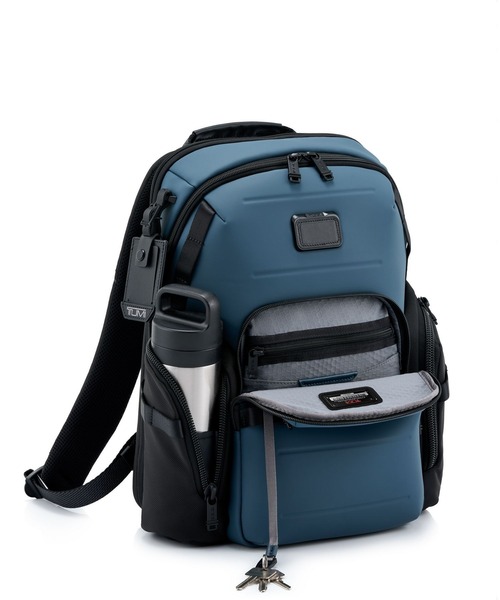 TUMI(トゥミ)の「【オンライン限定】ALPHA BRAVO 「ナヴィゲーション」バックパック(A4/PC15インチまで対応)(バックパック/リュック・メンズ・ブルー系その他・FREE)」の4枚目の写真