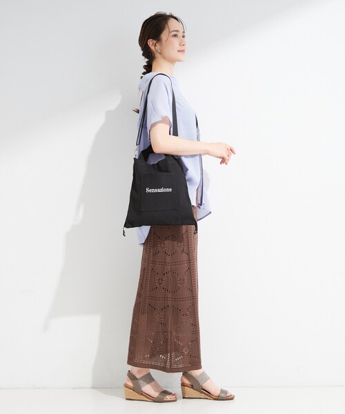 SHOO・LA・RUE(シューラルー)の「【3WAY】キャンバスミニトートバッグ(トートバッグ・レディース・アイボリー/イエロー/ブラック・00)」の18枚目の写真