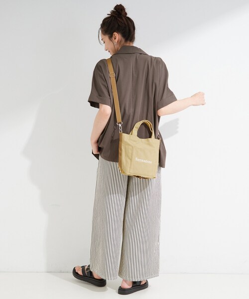 SHOO・LA・RUE(シューラルー)の「【3WAY】キャンバスミニトートバッグ(トートバッグ・レディース・アイボリー/イエロー/ブラック・00)」の20枚目の写真