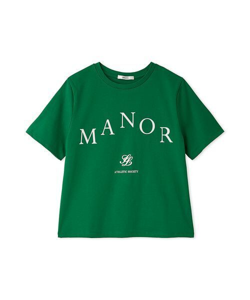 SNIDEL(スナイデル)の「ロゴプリントTシャツ(Tシャツ/カットソー・レディース・ホワイト/グレー/ベージュ/グリーン・F)」の1枚目の写真
