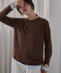 210nouve | クルーネック シアートップス(Tシャツ/カットソー)