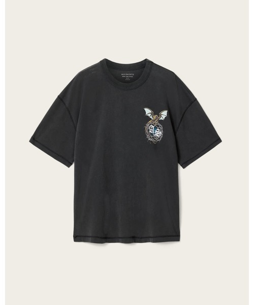 ALLSAINTS(オールセインツ)の「WYVERN SHORT SLEEVE GRAPHIC T-SHIRT | WYVERN 半袖 グラフィック Tシャツ(Tシャツ/カットソー・メンズ・ブラック・XS/M)」の7枚目の写真