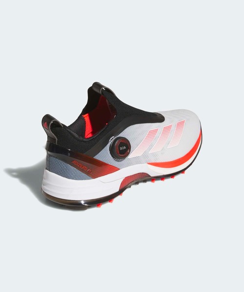 adidas(アディダス)の「アディゼロ ZG 25 ボア【adidas Golf/アディダスゴルフ】(スニーカー・メンズ・ホワイト×レッド・24.5cm/25.0cm/25.5cm/29.0cm/29.5cm/30.0cm/30.5cm/26.0cm/26.5cm/27.0cm/27.5cm/28.0cm/28.5cm)」の5枚目の写真