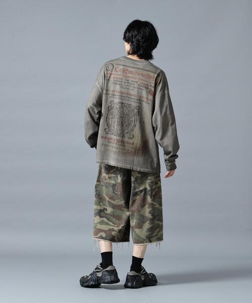 DANKE SCHON(ダンケシェーン)の「DankeSchon/ダンケシェーン/SPRAYBURN L/S TEE BIBLE(Tシャツ/カットソー・メンズ・ホワイト系2/ベージュ・L/M)」の14枚目の写真