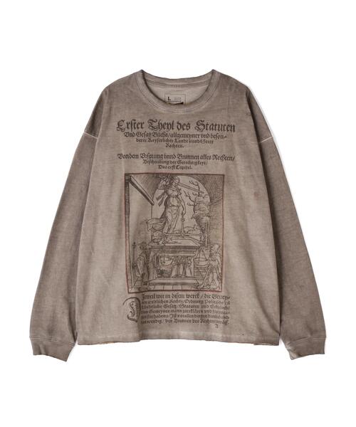 DANKE SCHON(ダンケシェーン)の「DankeSchon/ダンケシェーン/SPRAYBURN L/S TEE BIBLE(Tシャツ/カットソー・メンズ・ホワイト系2/ベージュ・L/M)」の13枚目の写真