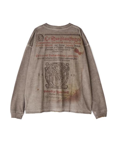 DANKE SCHON(ダンケシェーン)の「DankeSchon/ダンケシェーン/SPRAYBURN L/S TEE BIBLE(Tシャツ/カットソー・メンズ・ホワイト系2/ベージュ・L/M)」の12枚目の写真