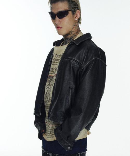DANKE SCHON(ダンケシェーン)の「DankeSchon/ダンケシェーン/SPRAYBURN L/S TEE BIBLE(Tシャツ/カットソー・メンズ・ホワイト系2/ベージュ・L/M)」の1枚目の写真