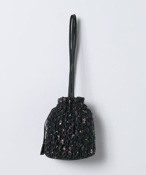 JEANASIS（ジーナシス）の「ハナガラシャーリングキンチャクBAG/1063760（ショルダーバッグ・レディース・ブラック系その他/ホワイト系その他・FREE）」の7枚目の写真