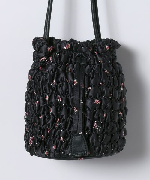 JEANASIS（ジーナシス）の「ハナガラシャーリングキンチャクBAG/1063760（ショルダーバッグ・レディース・ブラック系その他/ホワイト系その他・FREE）」の10枚目の写真