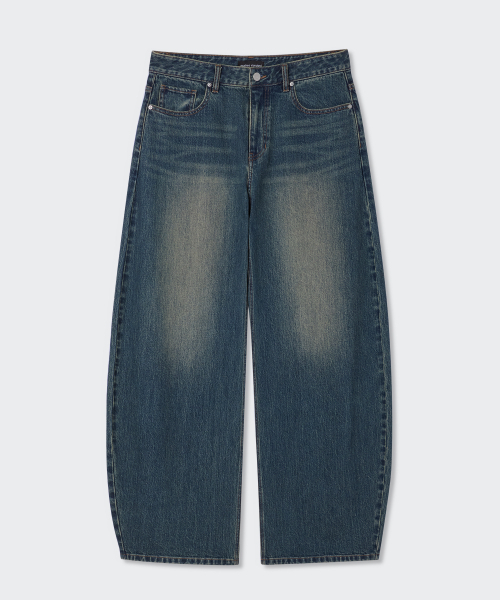 MUSINSA STANDARD WOMAN（ムシンサスタンダードウーマン）の「ウィメンズエッセンシャルカーブデニムパンツ[ラスティブルー]（デニムパンツ・レディース・その他・30/24/25/26/27/28/29）」の3枚目の写真