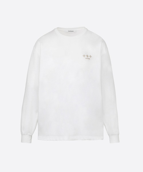 TATRAS(タトラス)の「TATRAS(タトラス) GABA ギャバ(Tシャツ/カットソー・レディース・ホワイト/ライトベージュ/ブラック・2/1)」の2枚目の写真