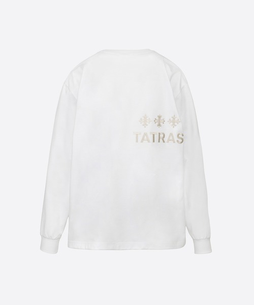 TATRAS(タトラス)の「TATRAS(タトラス) GABA ギャバ(Tシャツ/カットソー・レディース・ホワイト/ライトベージュ/ブラック・2/1)」の12枚目の写真