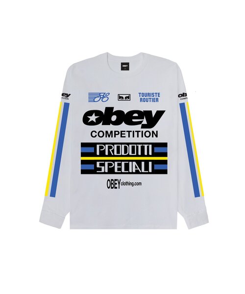 OBEY(オベイ)の「【OBEY】COMPETITION(Tシャツ/カットソー・メンズ・ブラック/ホワイト・SMALL)」の2枚目の写真
