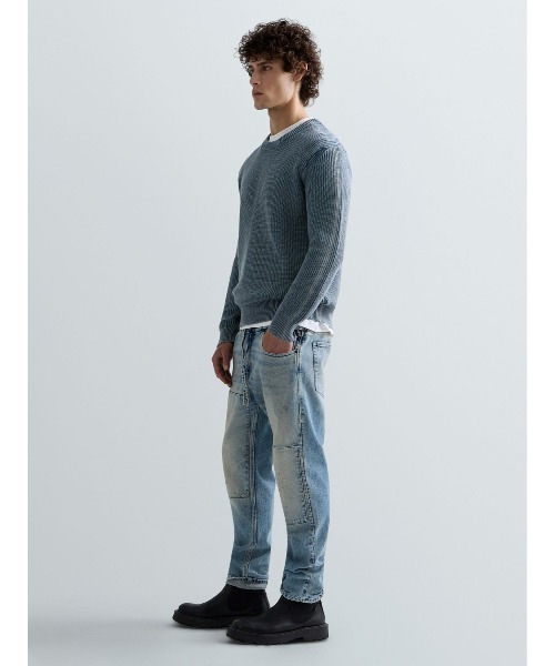 REPLAY(リプレイ)の「リラックステーパードLANNY USEDデニム(デニムパンツ・メンズ・ライトブルー・W28xL30/W29xL30/W31xL30/W33xL30/W34xL30)」の8枚目の写真