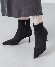 【S-LLサイズ展開・美脚効果あり】6.5cmポインテッドショートブーツ CB23887
