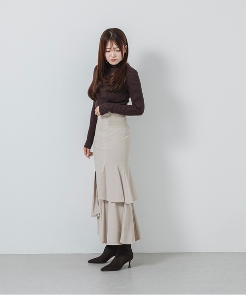 EVOL(イーボル)の「【S-LLサイズ展開・美脚効果あり】6.5cmポインテッドショートブーツ CB23887(ブーツ・レディース・ブラウン/ブラック/ブラック系その他・S/M/L/LL)」の19枚目の写真