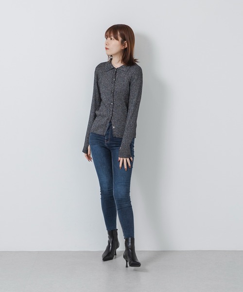 EVOL(イーボル)の「【S-LLサイズ展開・美脚効果あり】6.5cmポインテッドショートブーツ CB23887(ブーツ・レディース・ブラウン/ブラック/ブラック系その他・S/M/L/LL)」の6枚目の写真