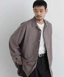 ビッグドレープシャツ 長袖