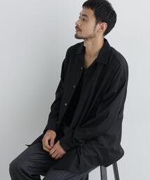 ビッグドレープシャツ 長袖