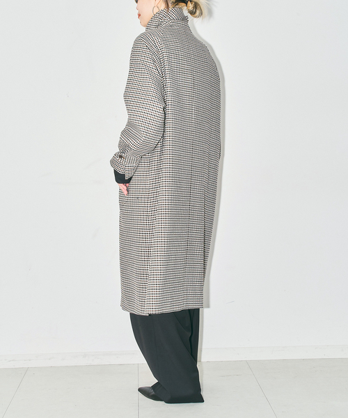 CITYSHOP(シティーショップ)の「GINGHAM CHECK コート(その他アウター・レディース・ブラウン系その他・38/36)」の6枚目の写真