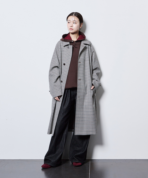CITYSHOP(シティーショップ)の「GINGHAM CHECK コート(その他アウター・レディース・ブラウン系その他・38/36)」の11枚目の写真