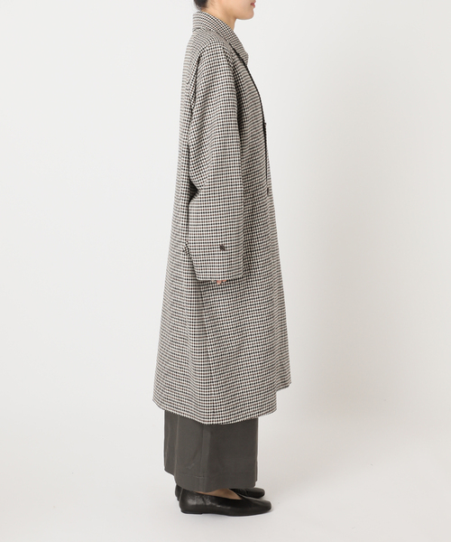 CITYSHOP(シティーショップ)の「GINGHAM CHECK コート(その他アウター・レディース・ブラウン系その他・38/36)」の16枚目の写真