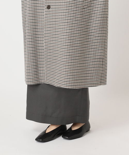 CITYSHOP(シティーショップ)の「GINGHAM CHECK コート(その他アウター・レディース・ブラウン系その他・38/36)」の20枚目の写真