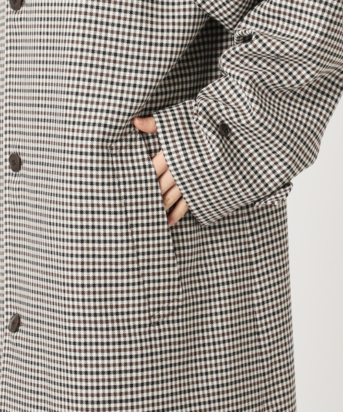 CITYSHOP(シティーショップ)の「GINGHAM CHECK コート(その他アウター・レディース・ブラウン系その他・38/36)」の21枚目の写真
