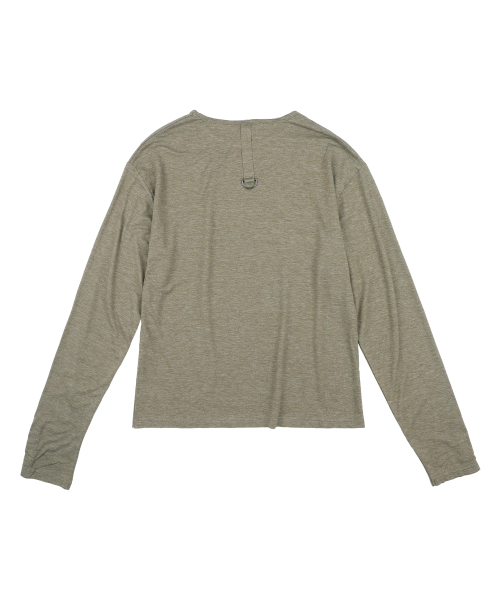 GLACK(グラック)の「GT188 429 キマイラエンブレムヴィンテージパンプスディテールロングスリーブ(KHAKI)(Tシャツ/カットソー・レディース・その他・MEDIUM/LARGE)」の6枚目の写真